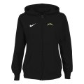 Women NEW San Diego Charger Ladies Tailgater Full Zip Hoodie Black