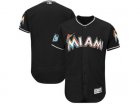 Miami Marlins Blank Black 2017 Spring Training Flexbase Authentic Collection Stitched Baseball Jersey