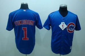 mlb chicago cubs #1 fukudome blue