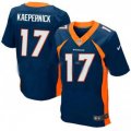 Men Denver Broncos #17 Colin Kaepernick Navy Blue Stitched Nike NFL Alternate Elite Jersey