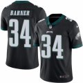 Youth Nike Philadelphia Eagles #34 Kenjon Barner Limited Black Rush NFL Jersey