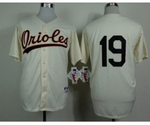 mlb jerseys baltimore orioles #19 davis cream[1954 m&n]