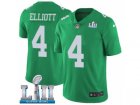 Nike Philadelphia Eagles #4 Jake Elliott Limited Green Rush Vapor Untouchable Super Bowl LII NFL Jersey