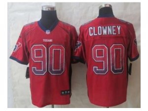 Nike jerseys houston texans #90 clowney red[Elite drift fashion][clowney]