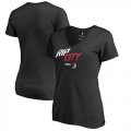 Portland Trail Blazers Fanatics Branded Womens 2018 NBA Playoffs Slogan V Neck T-Shirt Black