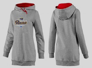 Women St. Louis Rams Logo Pullover Hoodie-026