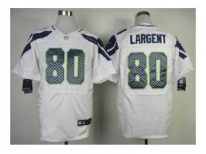 Nike seattle seahawks #80 largent white jerseys[Elite]