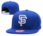 SF Giants Team Logo Blue Adjustable Hat GS