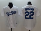 Los Angeles Dodgers #22 Clayton Kershaw White Cool Base Jersey