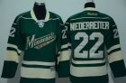 Youth Minnesota Wild #22 Nino Niederreiter Green Stitched NHL Jersey