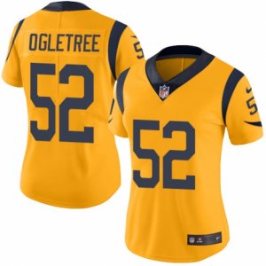 Women\'s Nike Los Angeles Rams #52 Alec Ogletree Limited Gold Rush NFL Jersey