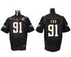 2016 Pro Bowl Nike Philadelphia Eagles #91 Fletcher Cox Black jerseys(Elite)