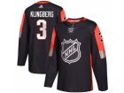 Men Adidas Dallas Stars #3 John Klingberg Black 2018 All-Star Central Division Authentic Stitched NHL Jersey