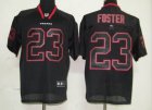 nfl houston texans #23 foster black[lights out]