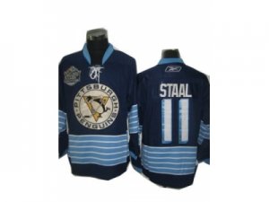 NHL Pittsburgh Penguins Winter Classic #11 Jordan Staal Blue Jersey