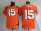 nfl denver broncos #15 tebow orange[kids]