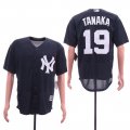 Yankees #19 Masahiro Tanaka Navy Cool Base Jersey