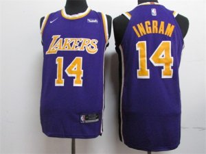 Lakers #14 Brandon Ingram Purple 2018-19 Nike Authentic Jersey