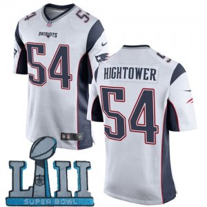 Nike Patriots #54 Dont\'a Hightower White Youth 2018 Super Bowl LII Game Jersey