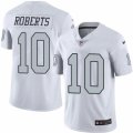 Nike Oakland Raiders #10 Seth Roberts White Mens Stitched NFL Limited Rush Jersey