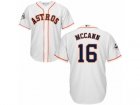 Houston Astros #16 Brian McCann Replica White Home 2017 World Series Bound Cool Base MLB Jersey