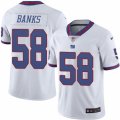 Youth Nike New York Giants #58 Carl Banks Limited White Rush NFL Jersey