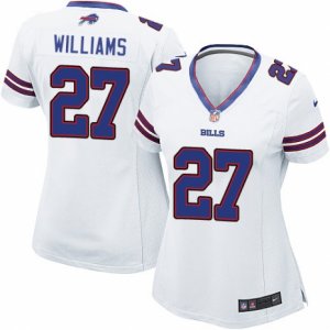 Women\'s Nike Buffalo Bills #27 Duke Williams Limited White NFL Jersey