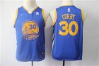 Warriors #30 Stephen Curry Blue Youth Nike Swingman Jersey