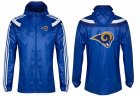 NFL St. Louis Rams dust coat trench coat windbreaker 1