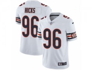 Mens Nike Chicago Bears #96 Akiem Hicks Vapor Untouchable Limited White NFL Jersey