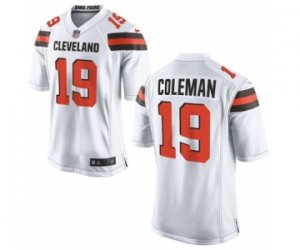 Men\'s Nike Cleveland Browns #19 Corey Coleman Game White NFL Jersey