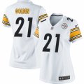 Women's Nike Pittsburgh Steelers #21 Robert Golden Limited White NFL Jersey