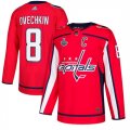 Capitals #8 Alex Ovechkin Red 2018 Stanley Cup Final Bound Adidas Jersey