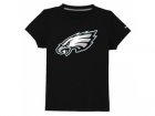 nike philadelphia eagles authentic logo youth T-Shirt black