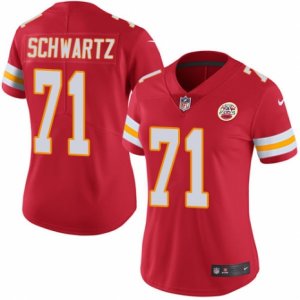 Women\'s Nike Kansas City Chiefs #71 Mitchell Schwartz Limited Red Rush NFL Jersey