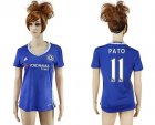 Womens Chelsea #11 Pato Home Soccer Club Jersey