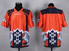 Nike Chicago Bears blank orange Jerseys(Style Noble Fashion Elite)