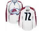 Mens Reebok Colorado Avalanche #72 Tyson Jost Authentic White Away NHL Jersey