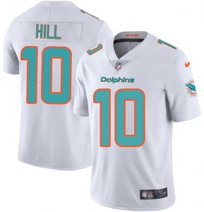 Nike Dolphins #10 Tyreek Hill White Vapor Limited Jersey