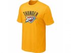 Oklahoma City Thunder Big & Tall Yellow T-shirts