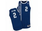 Men Adidas Oklahoma City Thunder #2 Raymond Felton Authentic Navy Blue Alternate NBA Jersey