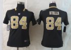 Women Nike New Orleans Saints #84 Stills Black Jerseys