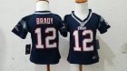 Nike kids New England Patriots #12 Tom Brady blue jerseys