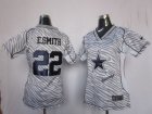 Nike Women Dallas Cowboys #22 E.SMITH Womens FEM FAN Zebra Jerseys