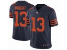 Mens Nike Chicago Bears #13 Kendall Wright Vapor Untouchable Limited Navy Blue 1940s Throwback Alternate NFL Jersey