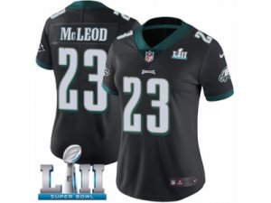 Women Nike Philadelphia Eagles #23 Rodney McLeod Black Alternate Vapor Untouchable Limited Player Super Bowl LII NFL Jersey