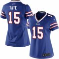 Women's Nike Buffalo Bills #15 Brandon Tate Limited Royal Blue Team Color NFL Jersey