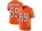 Mens Nike Chicago Bears #59 Danny Trevathan Vapor Untouchable Limited Orange Rush NFL Jersey