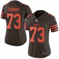 Women's Nike Cleveland Browns #73 Joe Thomas Limited Brown Rush NFL Jersey