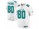 Nike Miami Dolphins #80 Anthony Fasano Elite White NFL Jersey